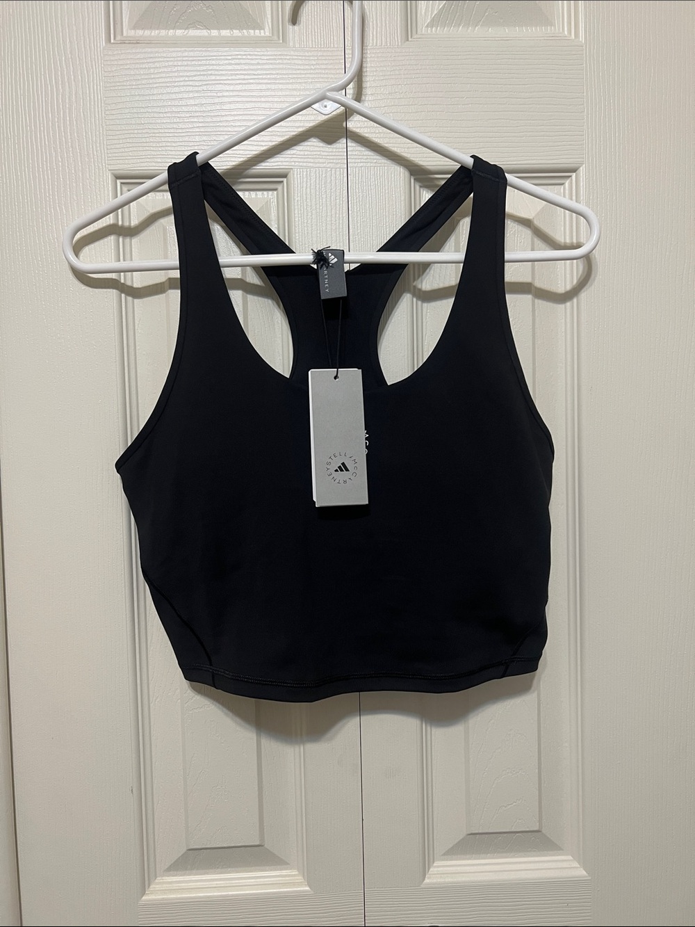 Stella Mc Cartney Crop Race Back Sports Bra - Women M